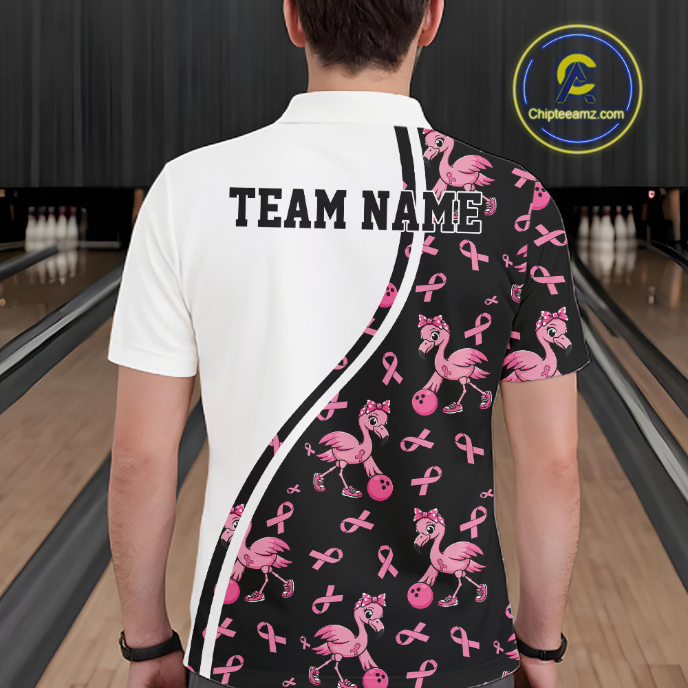 Close-up fabric detail of lightweight 100% polyester quick-dry bowling shirt