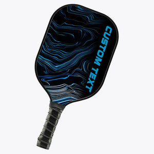 Personalized Blue Pickleball Paddles With Name, Pickleball Tournaments Paddle For Team, Pickleball Gifts IPHW7231