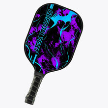 Load image into Gallery viewer, Blue And Purple Paint Splatter 3D Printed Custom Pickleball Paddles, Pickleball Gifts For Men And Women IPHW7221