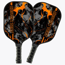 Load image into Gallery viewer, Orange Paint Splatter 3D Printed Custom Pickleball Paddles, Pickleball Gifts For Men And Women IPHW7222