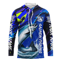 Load image into Gallery viewer, Personalized Chinook Salmon Long Sleeve Fishing Shirts, King Salmon Fishing Jerseys IPHW6537