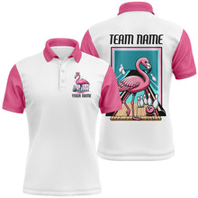 Load image into Gallery viewer, Flamingo On The Lane Custom Pink Flamingo Bowling Bowling Team Shirts For Men And Women IPHW6698