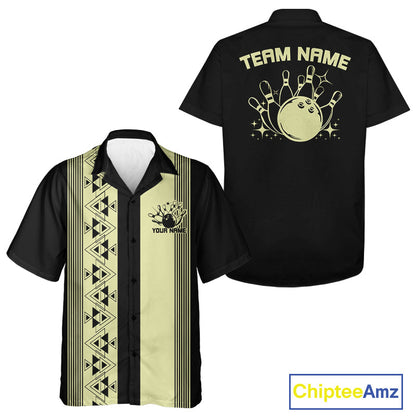 Custom Classic 50S Style Bowling Hawaiian Shirts, Vintage Bowling Team Outfit IPHW10067