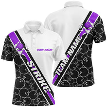 Load image into Gallery viewer, Custom Multi-Color Bowling Ball Pattern Team Shirts For Men And Women, Strike Bowling Jerseys Bowlers Outfits IPHW6561
