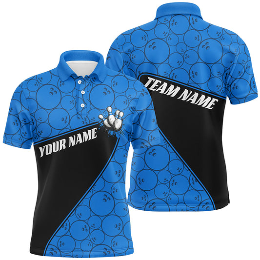 Custom Multi-Color Bowling Ball Pattern Team Shirts For Men And Women And Kids IPHW6563