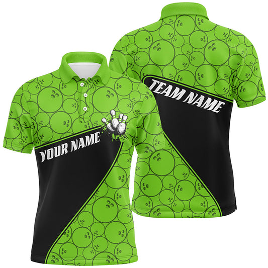 Custom Multi-Color Bowling Ball Pattern Team Shirts For Men And Women And Kids IPHW6563