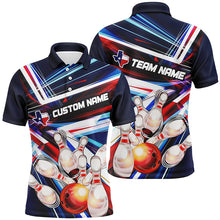 Load image into Gallery viewer, Custom Texas Flag Bowling Team Shirts For Men And Women, Unisex Texas Bowling Jerseys IPHW6259