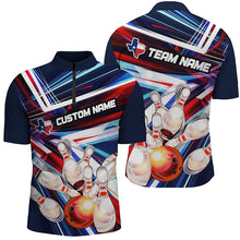 Load image into Gallery viewer, Custom Texas Flag Bowling Team Shirts For Men And Women, Unisex Texas Bowling Jerseys IPHW6259