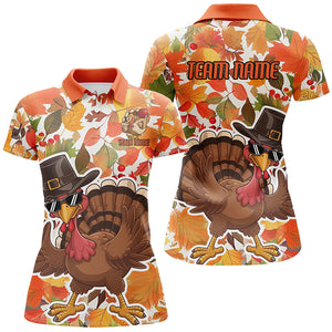 Custom Funny Turkey Bowling Shirts For Women, Thanksgiving Bowling Team Shirt Bowler Outfit IPHW7639