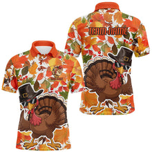 Load image into Gallery viewer, Custom Funny Turkey Bowling Shirts For Men, Thanksgiving Bowling Team Shirt Bowler Outfits IPHW7639