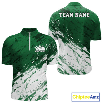 Green and white sports jersey with 'Team Name' text on a white background
