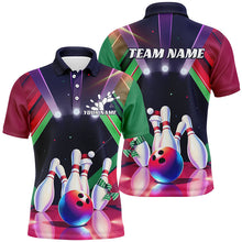 Load image into Gallery viewer, Custom Christmas Bowling Team Shirt For Men, Personalized Bowling Shirts Bowlers Outfits IPHW7843