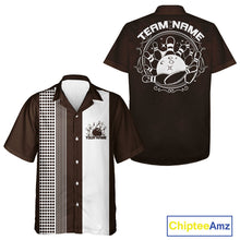 Load image into Gallery viewer, Custom Retro Bowling Hawaiian Shirts For Men And Women, Vintage Bowling Team Shirt IPHW10083