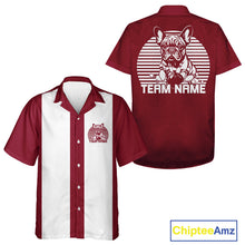 Load image into Gallery viewer, Custom French Bulldog Retro Bowling Shirt, Vintage Dog Lovers Bowling Shirt IPHW10219