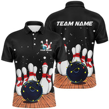 Load image into Gallery viewer, Red Custom Christmas Bowling Team Shirts For Men, Xmas Bowling Team Outfits Christmas Gifts IPHW7856