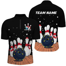 Load image into Gallery viewer, Red Custom Christmas Bowling Team Shirts For Men, Xmas Bowling Team Outfits Christmas Gifts IPHW7856