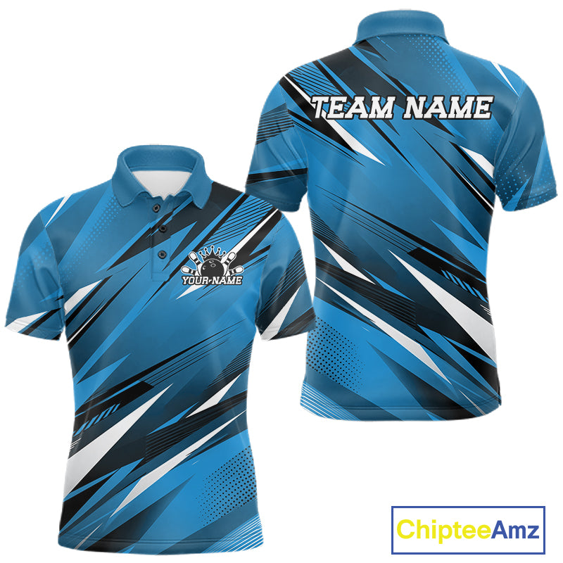 Blue sports jersey with black and white patterns, 'Team Name' text, and 'Chiptee Amz' branding.