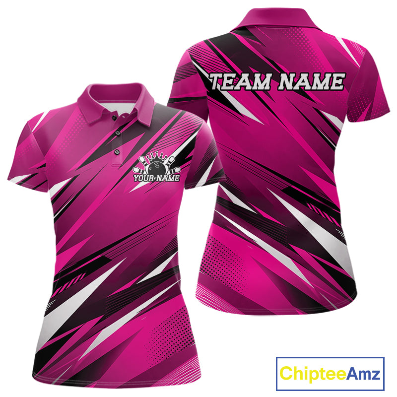 Pink and black sports jersey with 'TEAM NAME' and 'Your Name' text, Chiptee Amz branding.