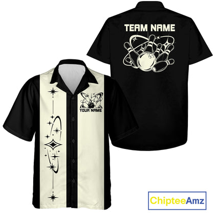 Personalized Vintage Retro Bowling Team Matching Shirt, Bowling League Shirt IPHW12228