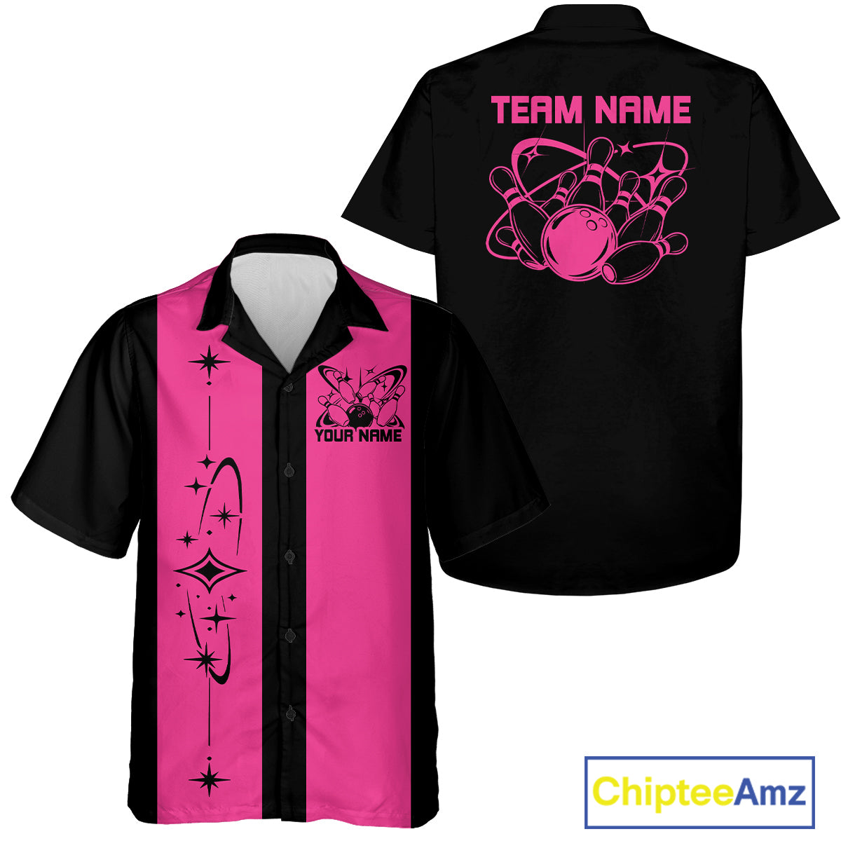 Personalized Vintage Retro Bowling Team Matching Shirt, Bowling League Shirt IPHW12228
