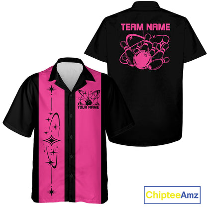 Personalized Vintage Retro Bowling Team Matching Shirt, Bowling League Shirt IPHW12228