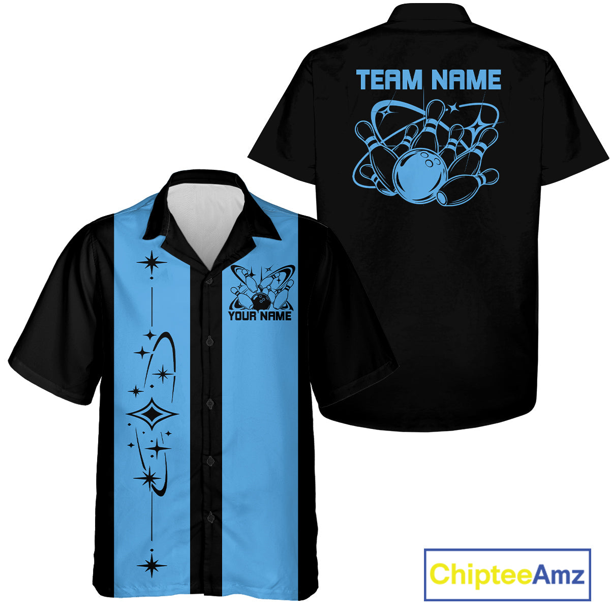 Personalized Vintage Retro Bowling Team Matching Shirt, Bowling League Shirt IPHW12228