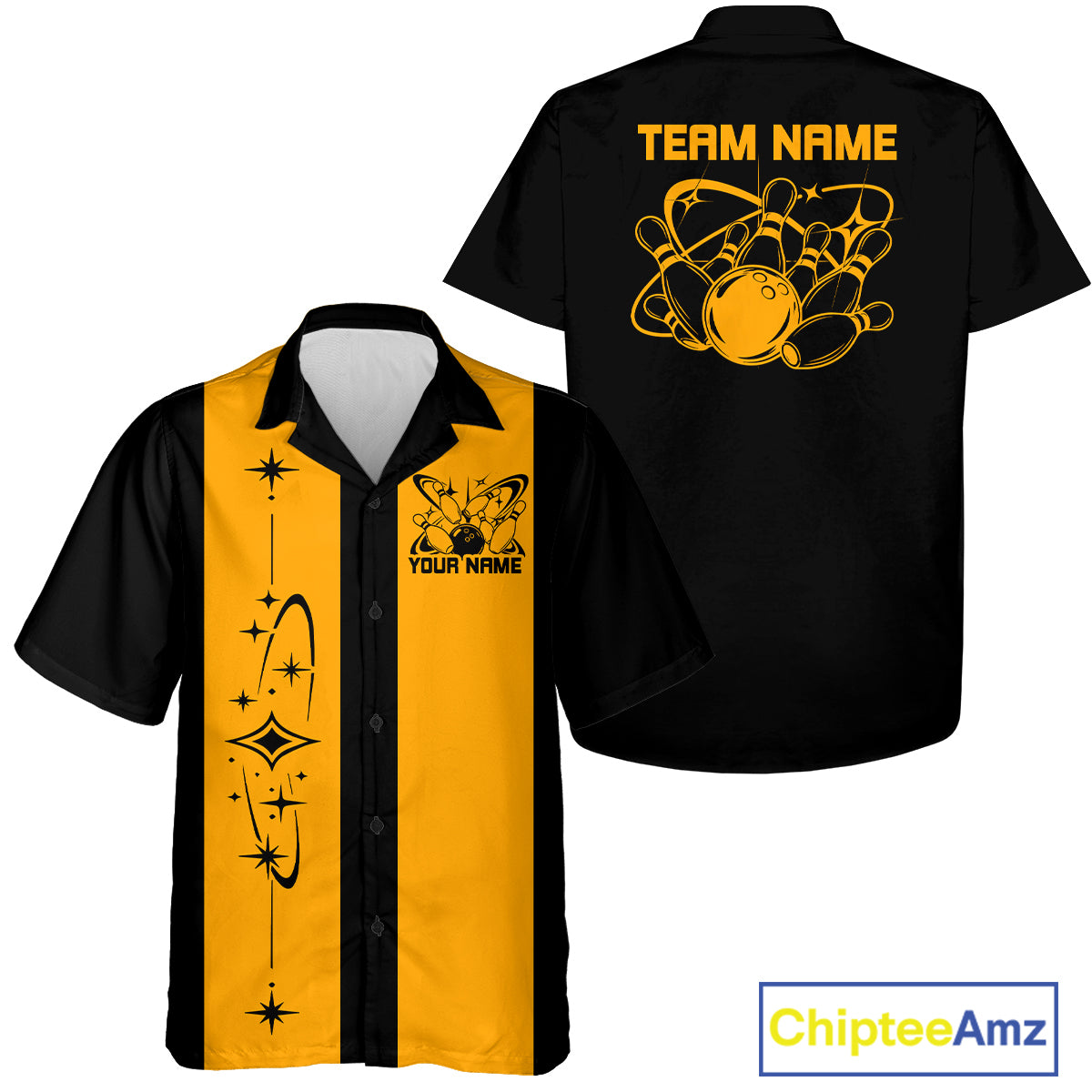 Personalized Vintage Retro Bowling Team Matching Shirt, Bowling League Shirt IPHW12228
