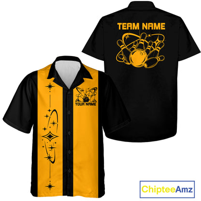 Personalized Vintage Retro Bowling Team Matching Shirt, Bowling League Shirt IPHW12228