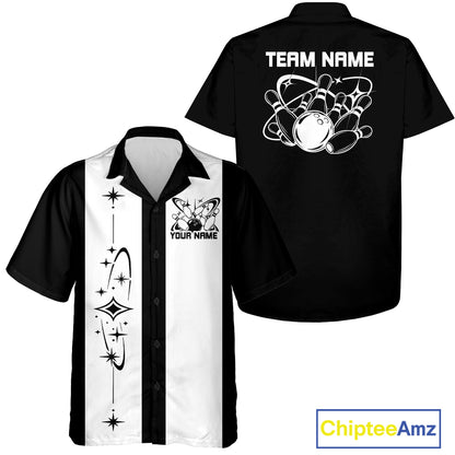 Personalized Vintage Retro Bowling Team Matching Shirt, Bowling League Shirt IPHW12228