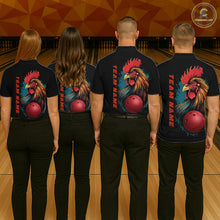 Load image into Gallery viewer, Custom Chicken Bowling Shirts For Men Bowling Polo Shirts Team Bowling League Jersey IPHW5290