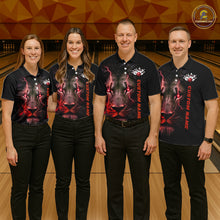 Load image into Gallery viewer, Red Lion Custom Men Bowling Polo Shirts Bowling League Shirts Bowling Team Jerseys Outfits IPHW5359