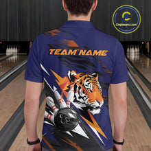 Load image into Gallery viewer, Custom Tiger Bowling Jerseys, Tiger Bowling Polo Team Shirts For Men IPHW9490