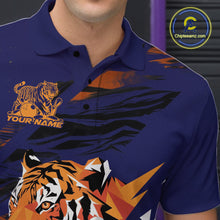 Load image into Gallery viewer, Custom Tiger Bowling Jerseys, Tiger Bowling Polo Team Shirts For Men IPHW9490