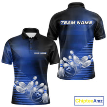 Load image into Gallery viewer, Custom Multi-Color Bowling Team Tournament Shirts For Men, Women And Kid, Bowling League Shirt IPHW9376