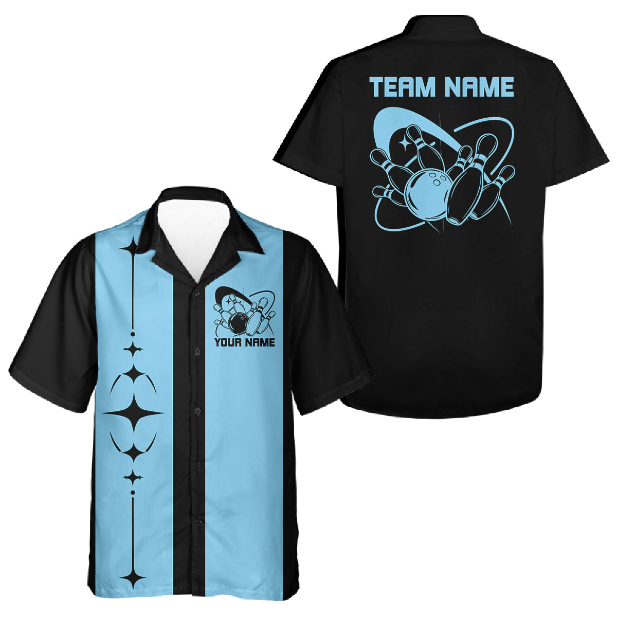 Personalized Classic Retro Bowling Team Shirt, Vintage Bowling League Shirt IPHW12226