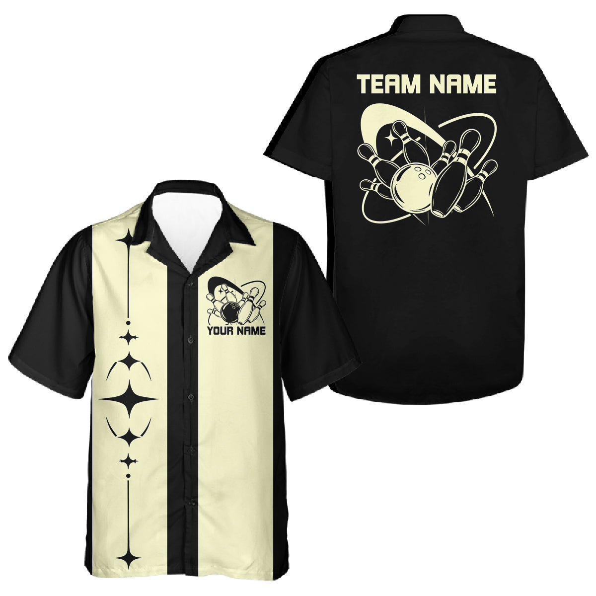 Personalized Classic Retro Bowling Team Shirt, Vintage Bowling League Shirt IPHW12226