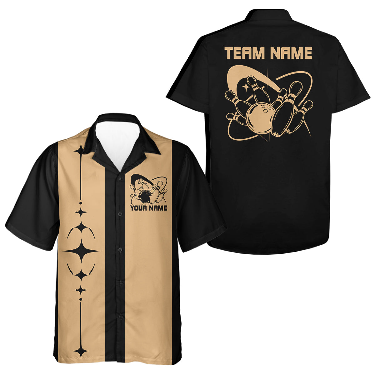 Personalized Classic Retro Bowling Team Shirt, Vintage Bowling League Shirt IPHW12226