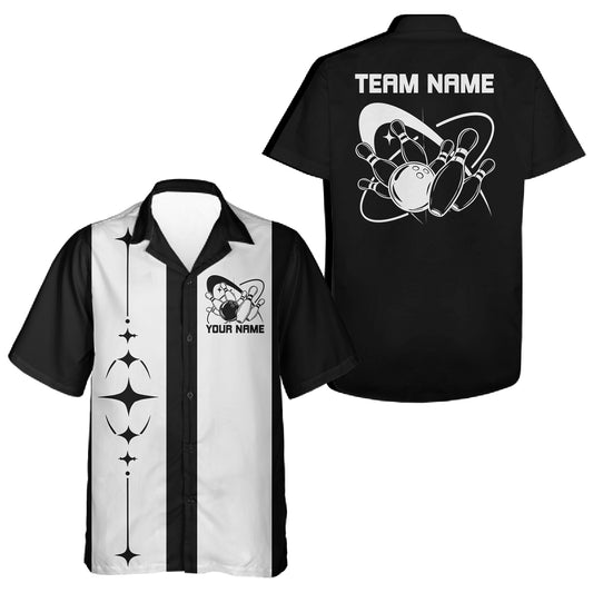 Personalized Classic Retro Bowling Team Shirt, Vintage Bowling League Shirt IPHW12226