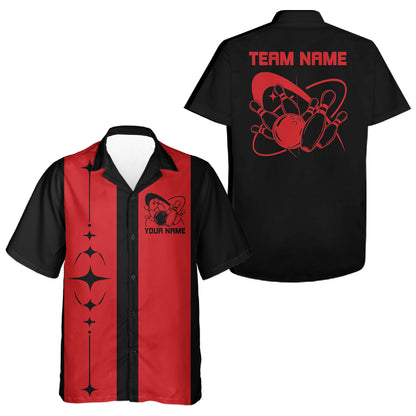 Personalized Classic Retro Bowling Team Shirt, Vintage Bowling League Shirt IPHW12226