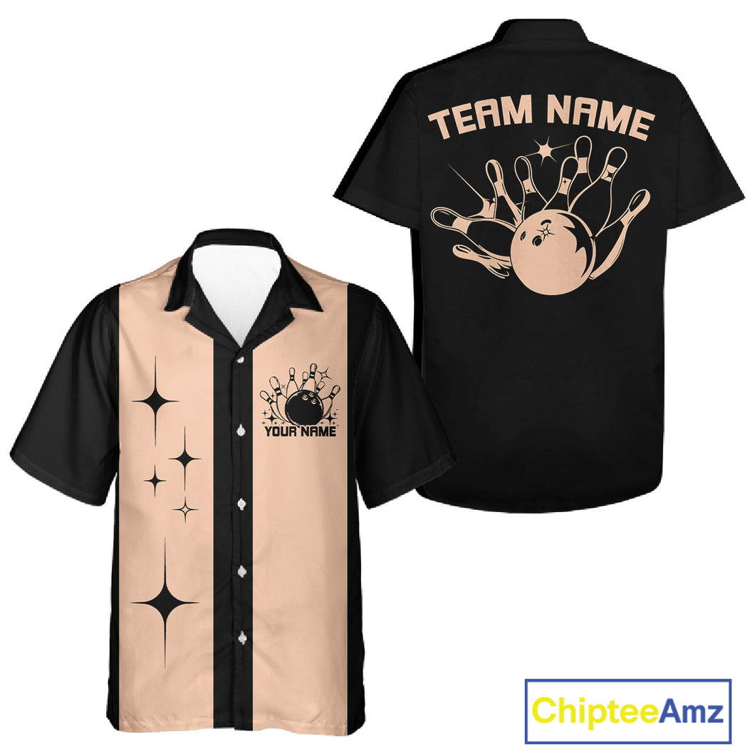 Custom Classic Vintage Bowling Men And Women Shirt, Retro Bowling Team Shirt IPHW10069