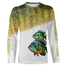 Load image into Gallery viewer, Bluegill tournament fishing customize name all over print shirts personalized gift NQS197