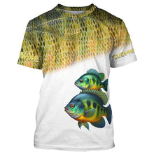 Load image into Gallery viewer, Bluegill tournament fishing customize name all over print shirts personalized gift NQS197