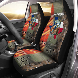 Texas Slam Fishing Custom Car Seat Cover, perfect car accessories, personalized fishing gifts NQS555