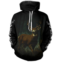 Load image into Gallery viewer, Deer Hunting Customize Name 3D All Over Printed Shirts, personalized Deer hunting apparel NQS698