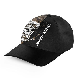 Salmon Fishing Tattoo camo Custom fishing hat Unisex Fishing Baseball Angler camo hat NQS2665