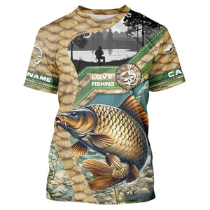 Carp Fishing Custom name All over print shirts - personalized fishing gift for men, women and kid - NQS487