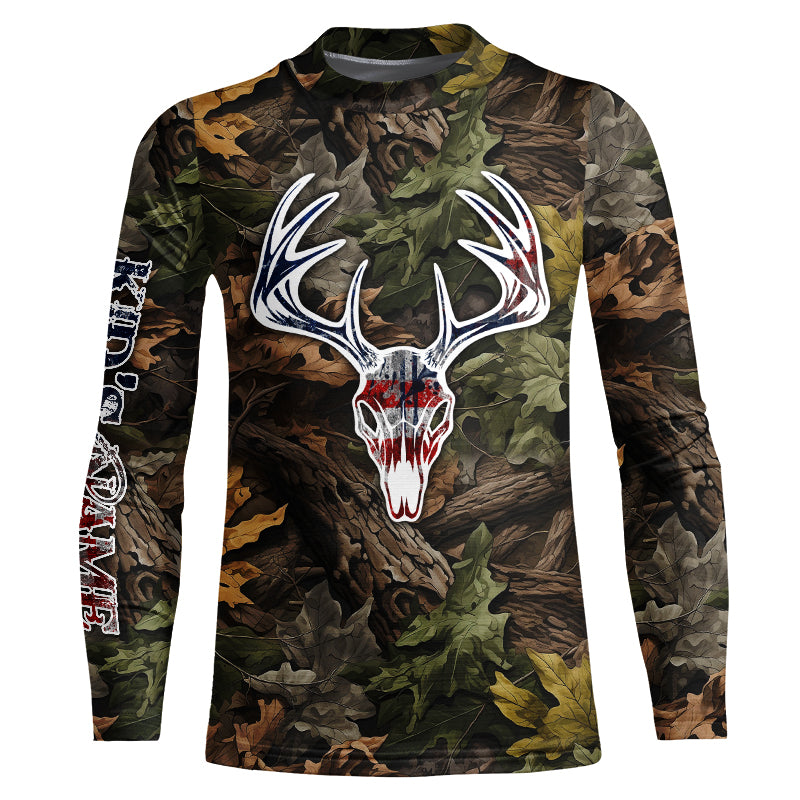 American deer buck hunting camouflage hunting clothes Customize Name 3D All Over Printed Shirts NQS1046