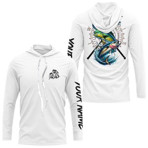 Personalized offshore Fishing jerseys, Mahi mahi, Wahoo, Tuna Long Sleeve tournament fishing shirts NQS6226