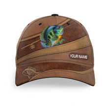 Load image into Gallery viewer, Bluegill fishing hats for men, women custom name baseball best bluegill fisherman fishing hats NQS5617