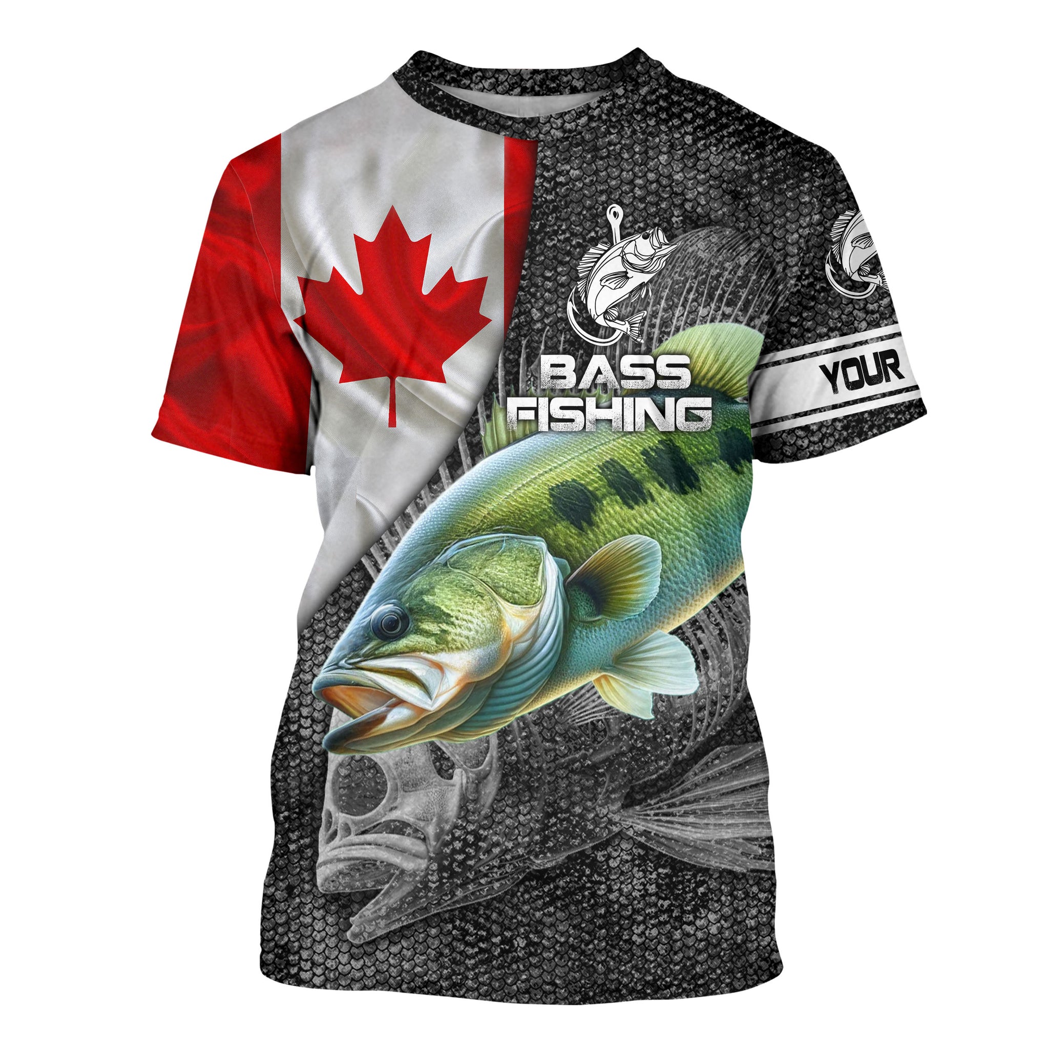 Largemouth Bass Fishing Custom Long Sleeve Performance Fishing shirts –  ChipteeAmz